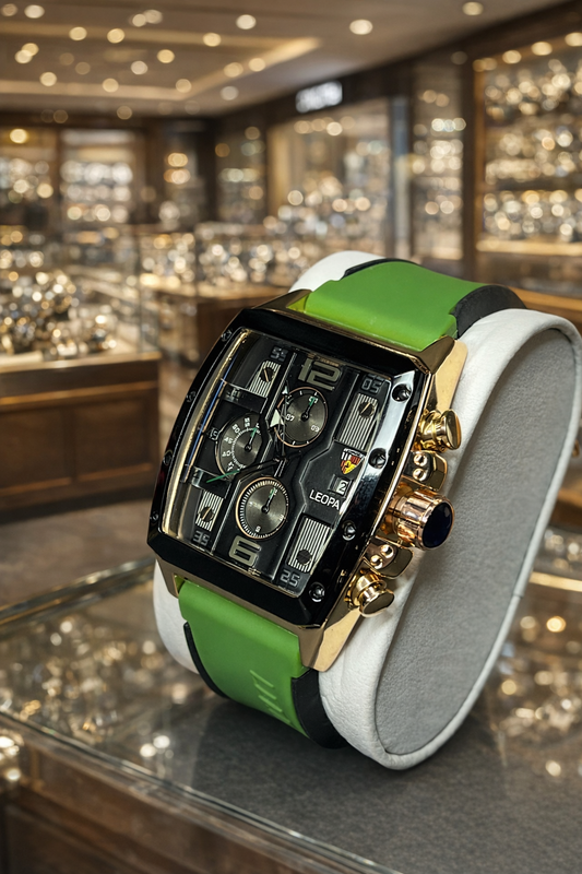 Premium Leopard Chronograph—Watch